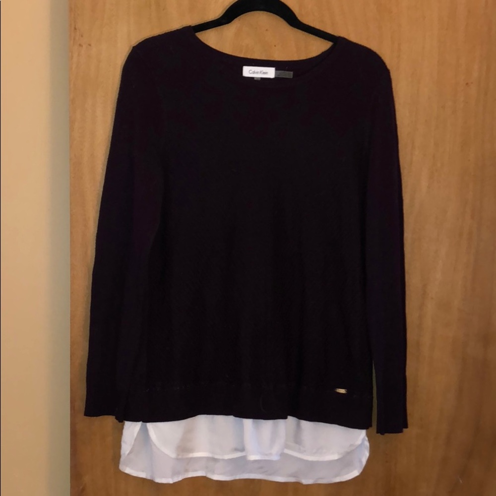 Calvin Klein layered sweater